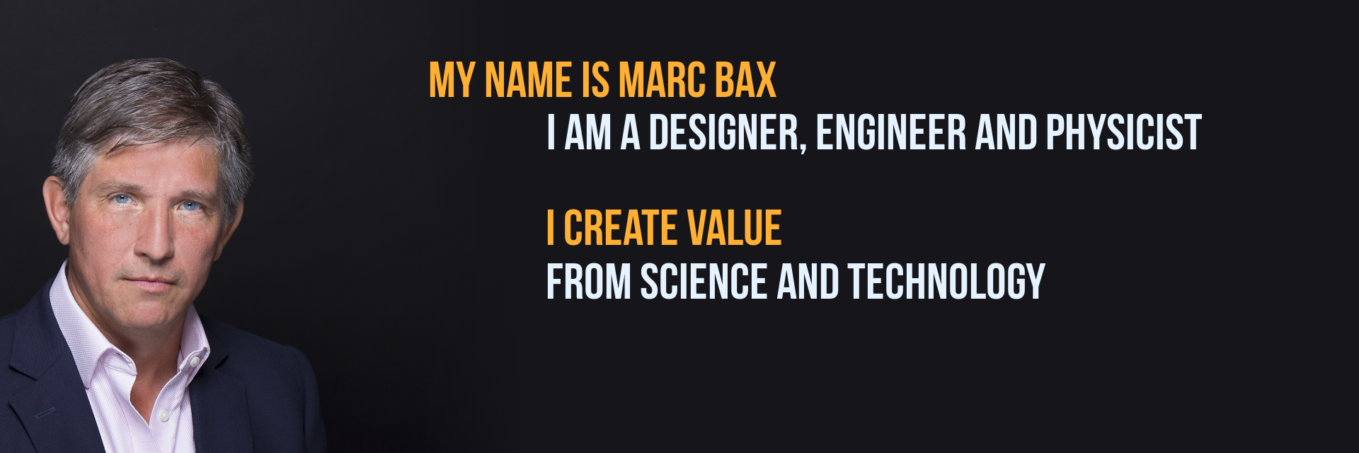 I'm Marc Bax and I do product design and development