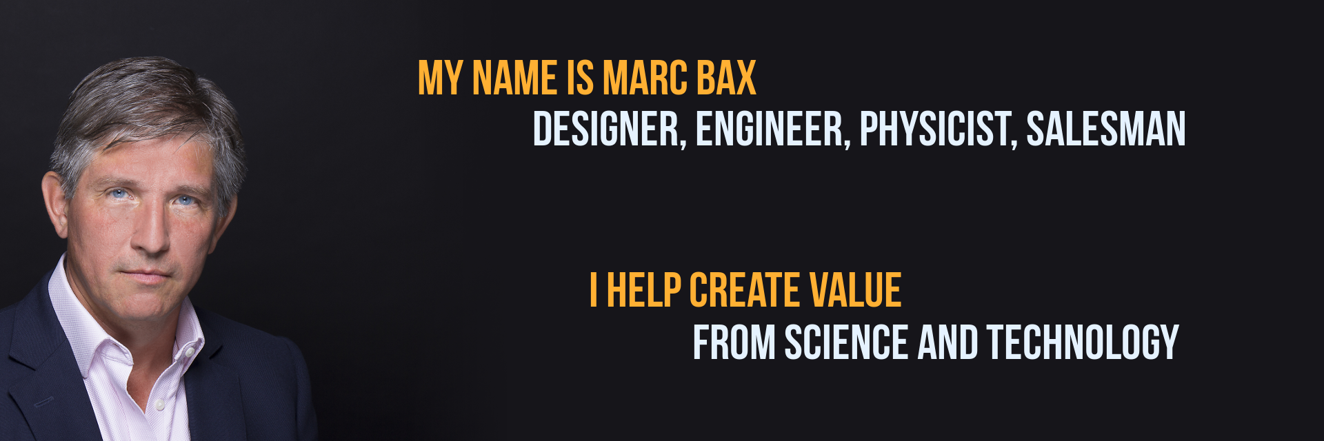 I'm Marc Bax and I do product design and development