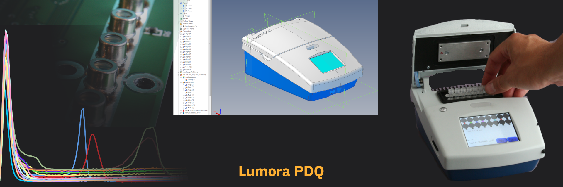 Lumora PDQ CAD and photo