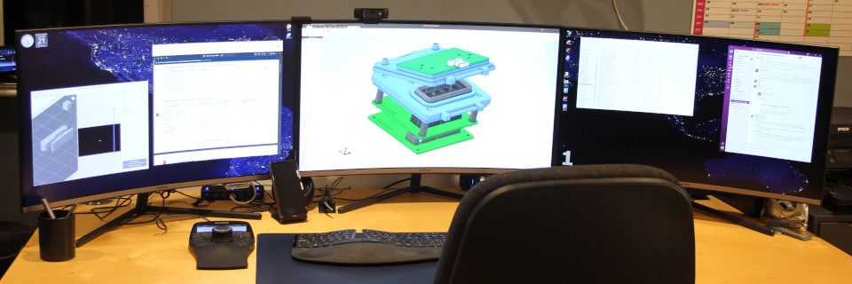 Panchromos office, workstation desk