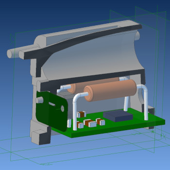 CAD model of beeholder