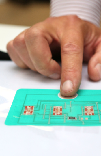 Printed sensors and LEDs